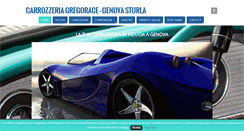 Desktop Screenshot of carrozzeriagregorace.it